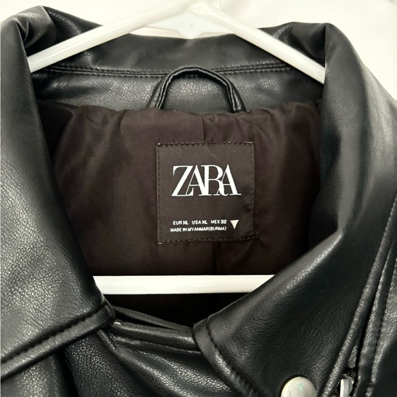 Zara Faux Leather Jacket - Picture 3 of 3